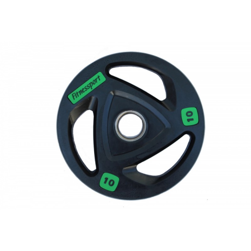 

Диск олимпийский обрезиненный Fitnessport черный 10 кг, код: RCP17-10
