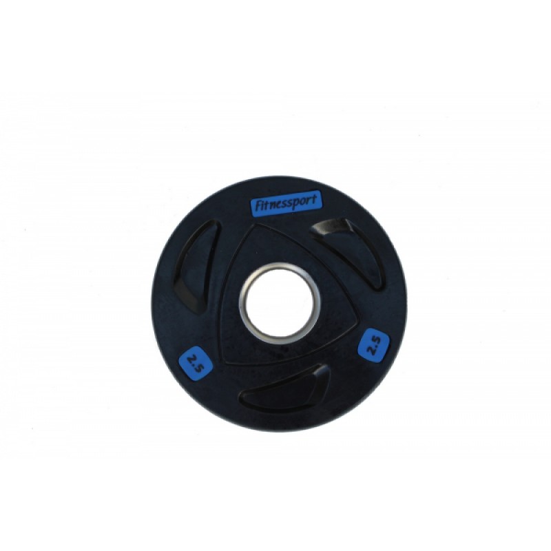 

Диск олимпийский обрезиненный Fitnessport черный 2,5 кг, код: RCP17-2.5