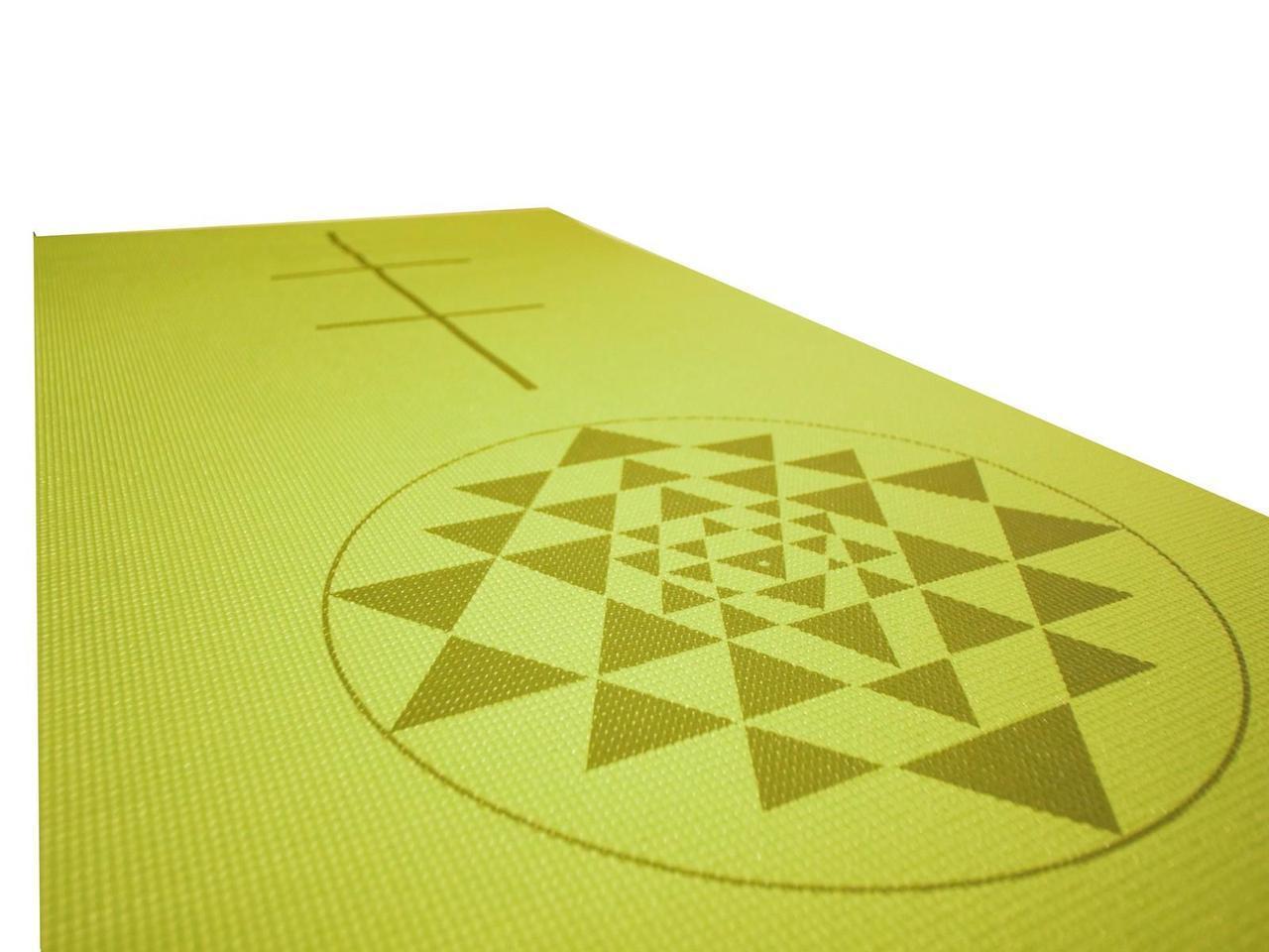 

Коврик для йоги Bodhi Leela Yantra 183х60х0.45 см Зелёный