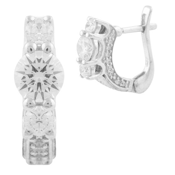 

Серебряные серьги MG с фианитами