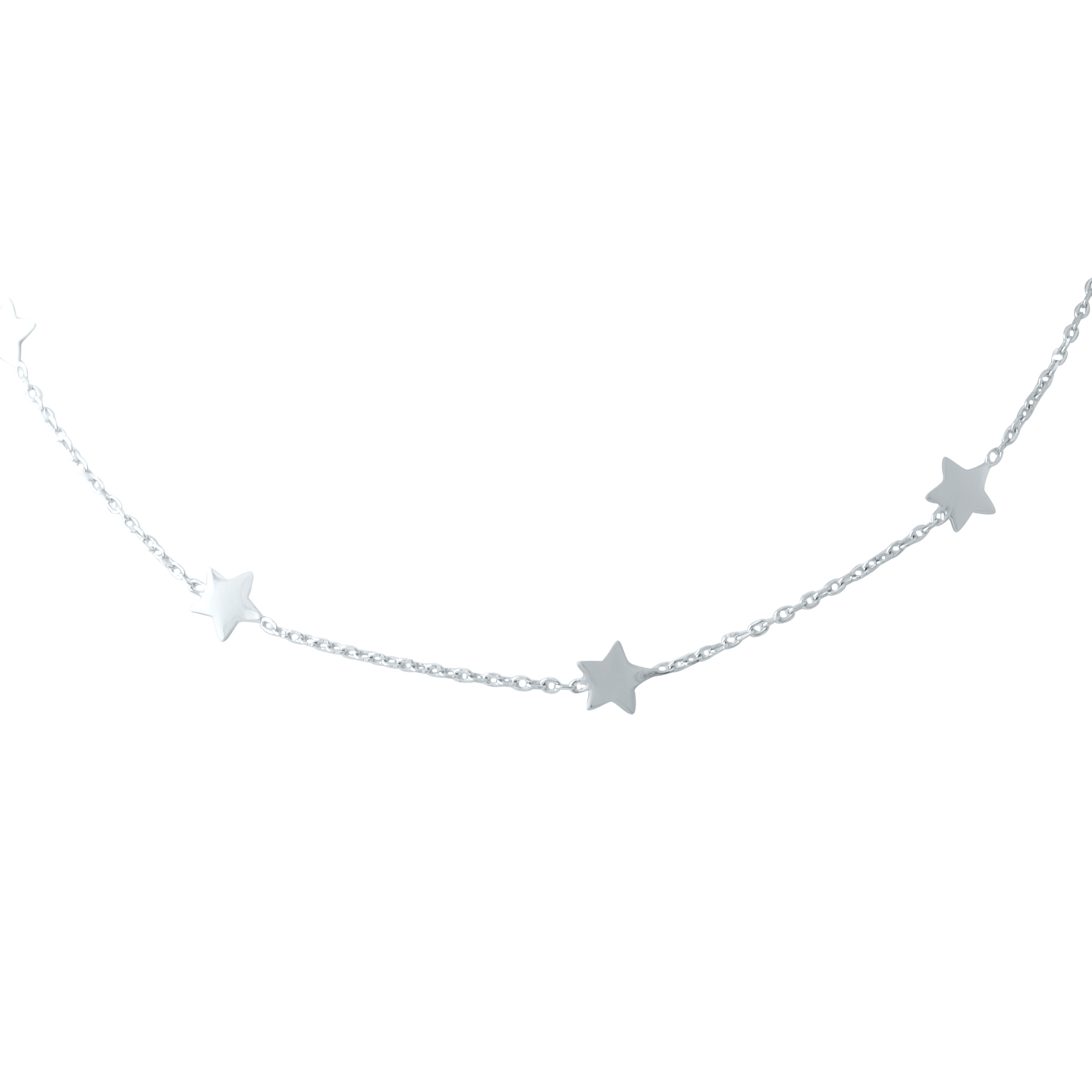 

Серебряное колье MG без камней 360400 размер