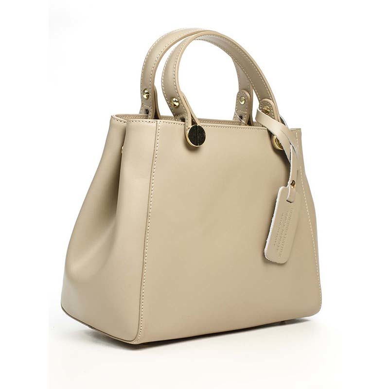 

Женская кожаная сумка Italian Bags Таупе