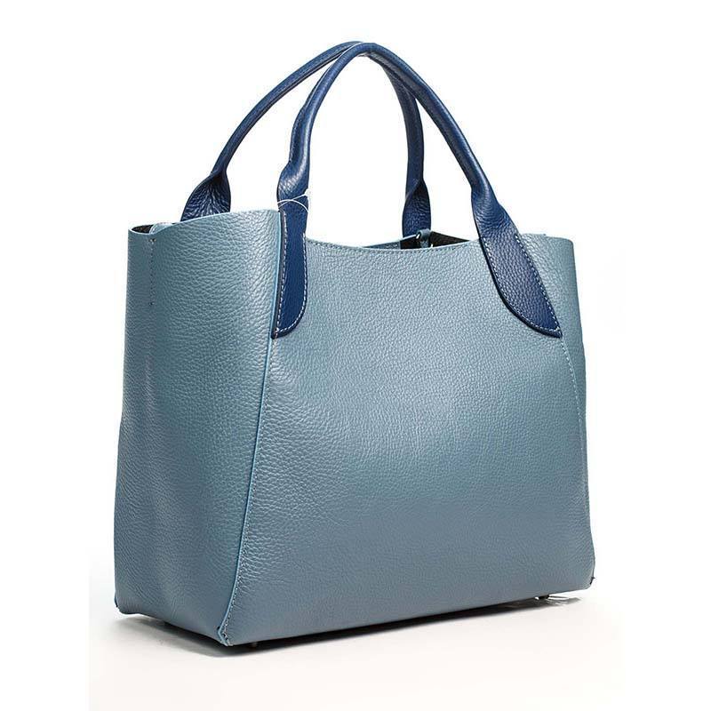 

Женская кожаная сумка Italian Bags Голубой