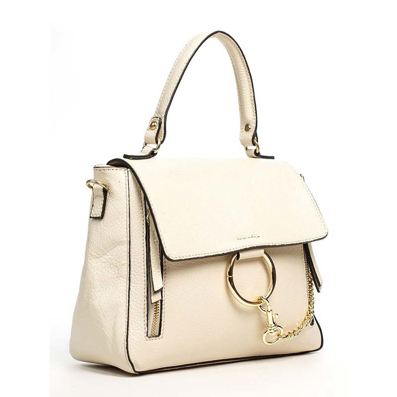 

Женская кожаная сумка Italian Bags Бежевый