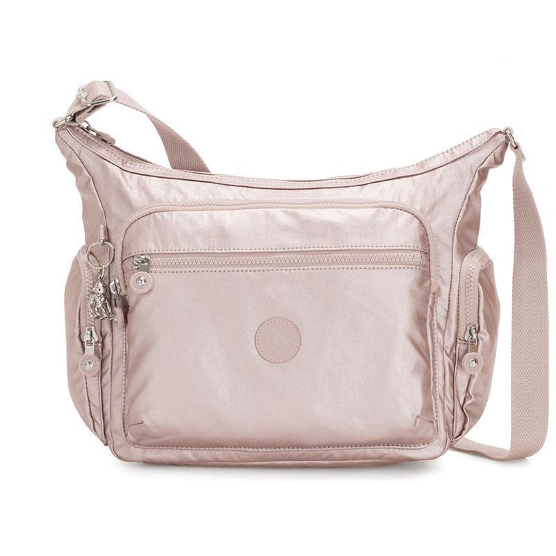 

Женская сумка Kipling Basic Plus Gabbie Metallic Rose 12л