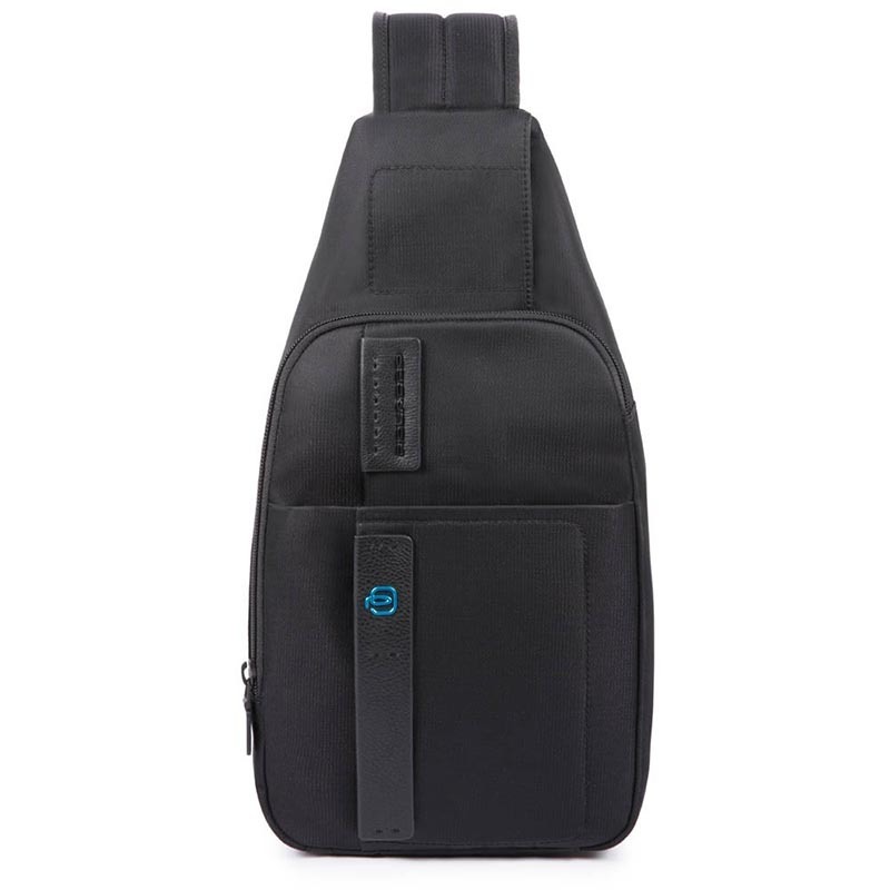 

Городской монорюкзак Piquadro PULSE ChevronBlack с отдел. д/iPad