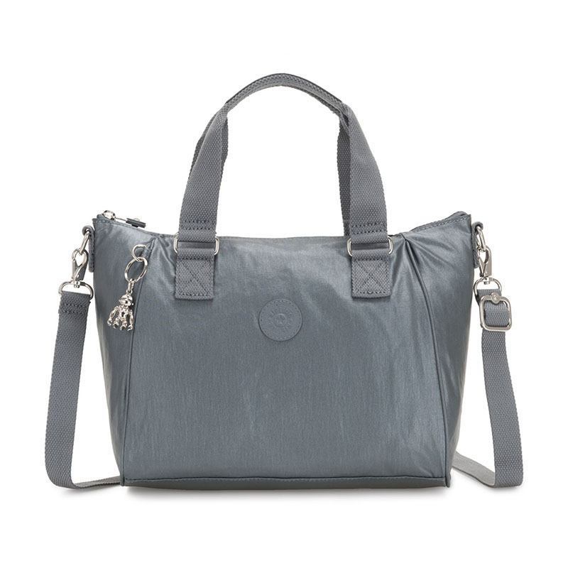 

Женская сумка Kipling Basic Plus Amiel Steel Gr Metal 10л