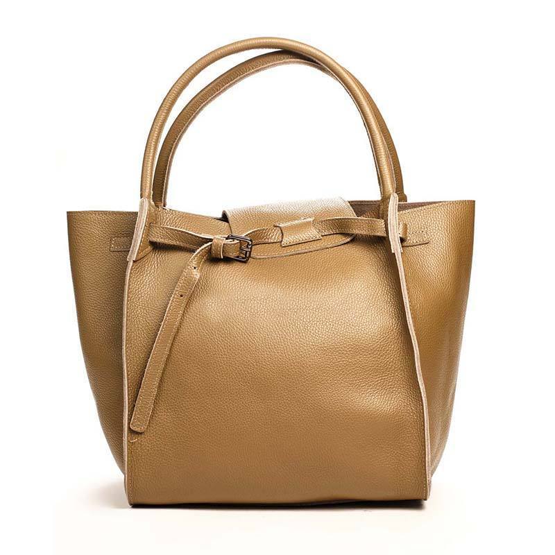 

Женская кожаная сумка Italian Bags Таупе