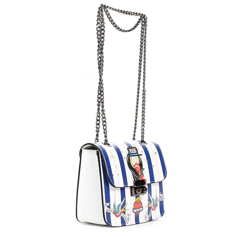 

Женская кожаная сумка-клатч Italian Bags Синий