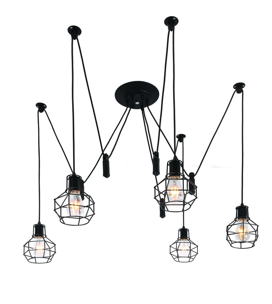 

Люстра подвесная Levistella 7529076-5 BK