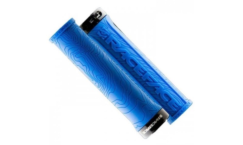 

Грипсы Race Face HALF NELSON W/LOCK BLUE