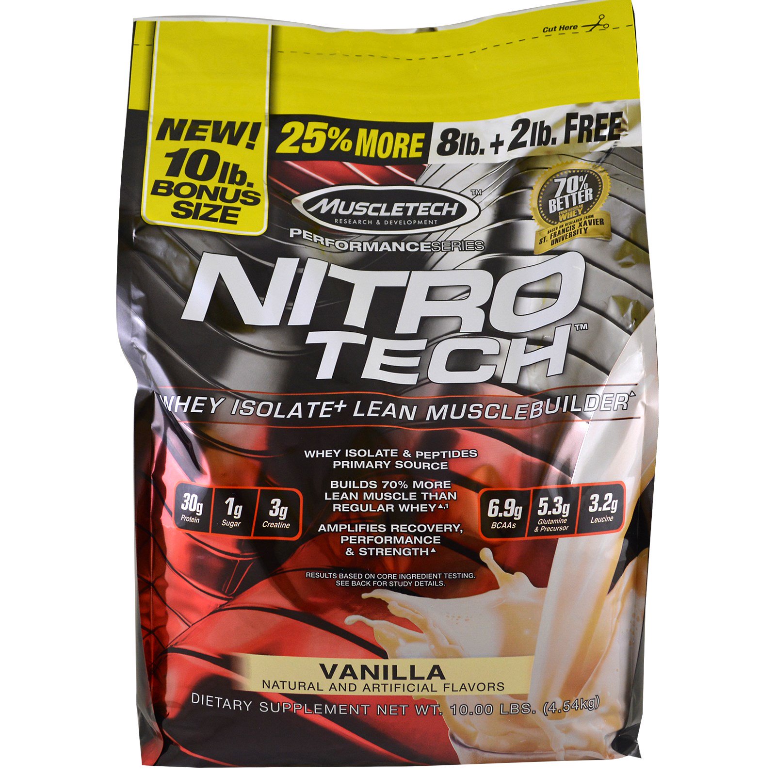 

Протеин MuscleTech Nitro Tech Whey 4540 грамм Ваниль (104662-2)