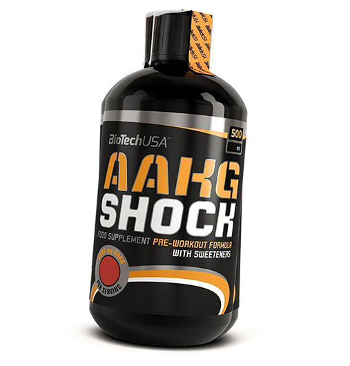 

Предтренировочный комплекс BioTech AAKG Shock Extreme 500 мл Вишня (101058-2)