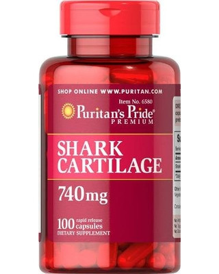 

Препарат для восстановления суставов и связок Puritan's Pride Shark Cartilage 700040 мг 100 капсул (102972)