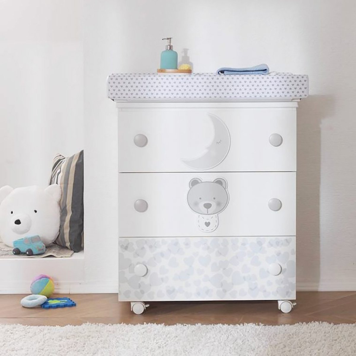 

Пеленатор Pali Moon white белый (0533MOON)