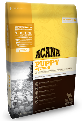 

Сухой корм ACANA Puppy & Junior для щенков средних пород, 17 кг