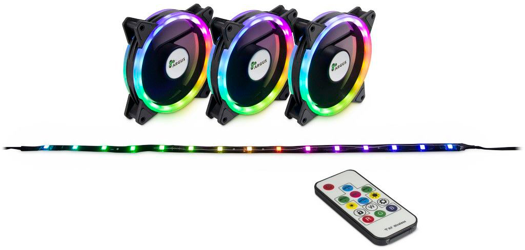 

Кулер Argus RS-04 3 х 120 RGB