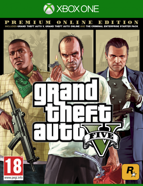 Акція на Игра Grand Theft Auto V. Premium Online Edition для Xbox One (Blu-ray диск, Russian version) від Rozetka UA