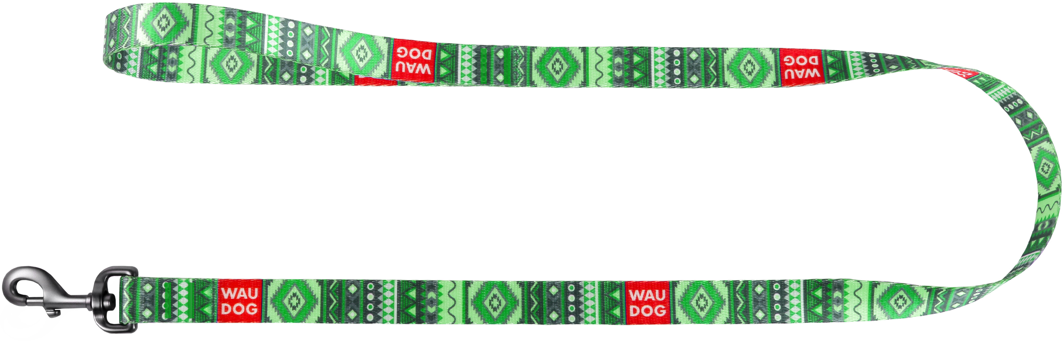 

Поводок для собак нейлоновый Collar WAUDOG Nylon, рисунок "Этно зеленый", L, Ш 25 мм, Дл 122 см (4657)