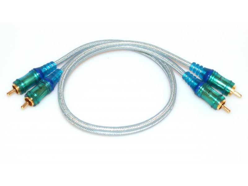 

Межблочный кабель 2RCA-2RCA Oehlbach Ice Blue 100 1 м