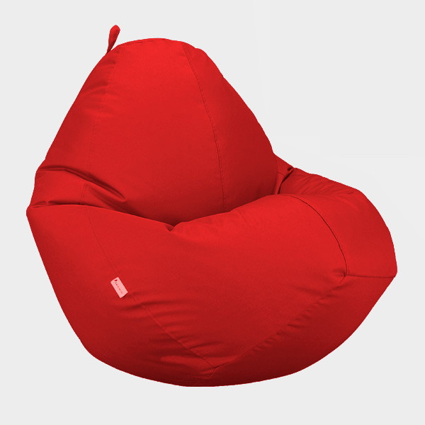 

Кресло мешок Овал Beans Bag Оксфорд Стронг 90*130 см Цвет Красный