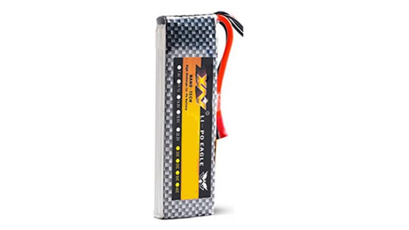 

Аккумулятор квадрокоптера LiPo 7.4V 70C 1200mah 2S JST 78г 100*30*12мм (16029)