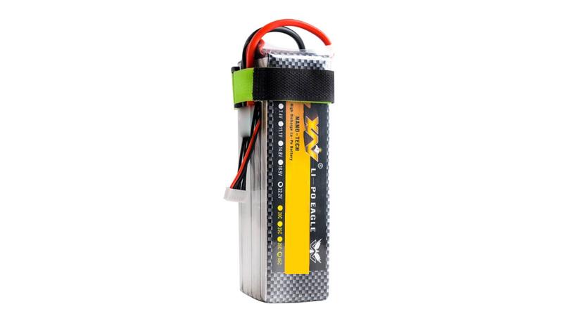 

Аккумулятор квадрокоптера LiPo 11.1V 70C 3300mah 3S XT60 258г 135*43*18.5мм (16023)