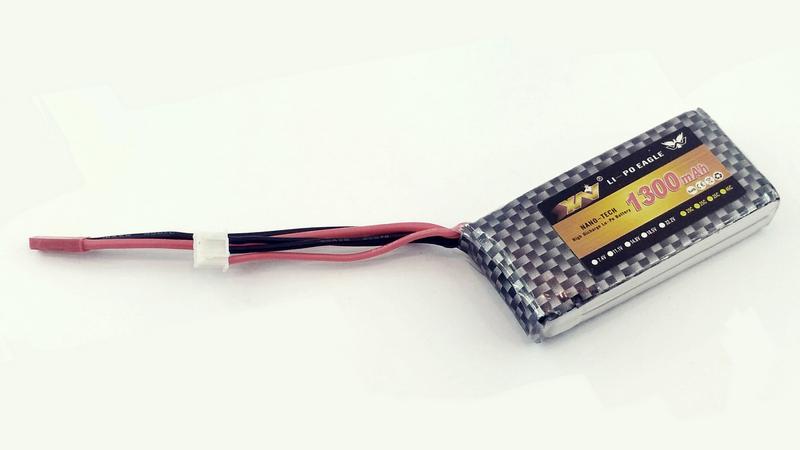 

Аккумулятор квадрокоптера LiPo 7.4V 70C 1300mah 2S JST 73г 70*34*15мм (16027)