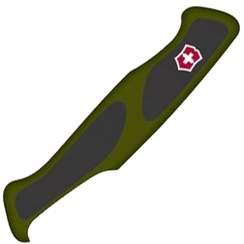 

Накладка на ручку ножа Victorinox RangerGrip (130мм), передняя, зеленый-черный C9534.C1