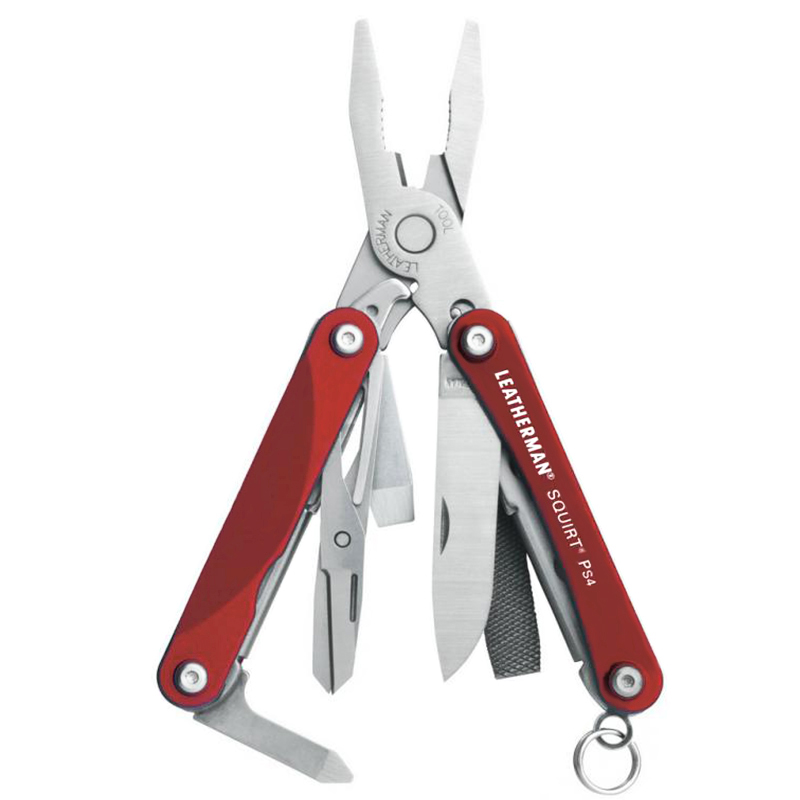 

Многофункциональный инструмент, мультитул Leatherman Squirt PS4, красный 831227