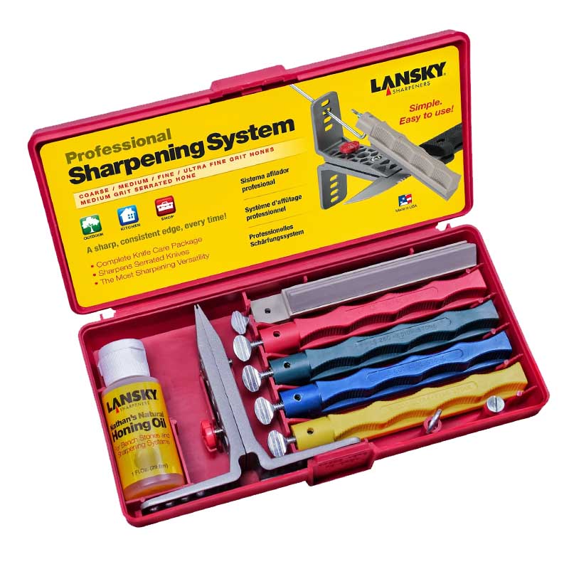 

Станок точильный универсальный Lansky Professional Sharpening System, 5 камней, в кейсе