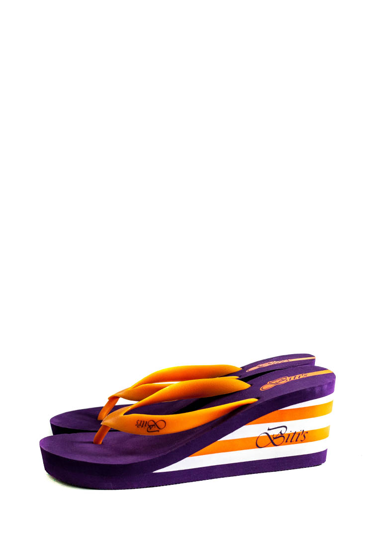 

Сабо женские Bitis 8906-H оранжево-фиолетовые (37)