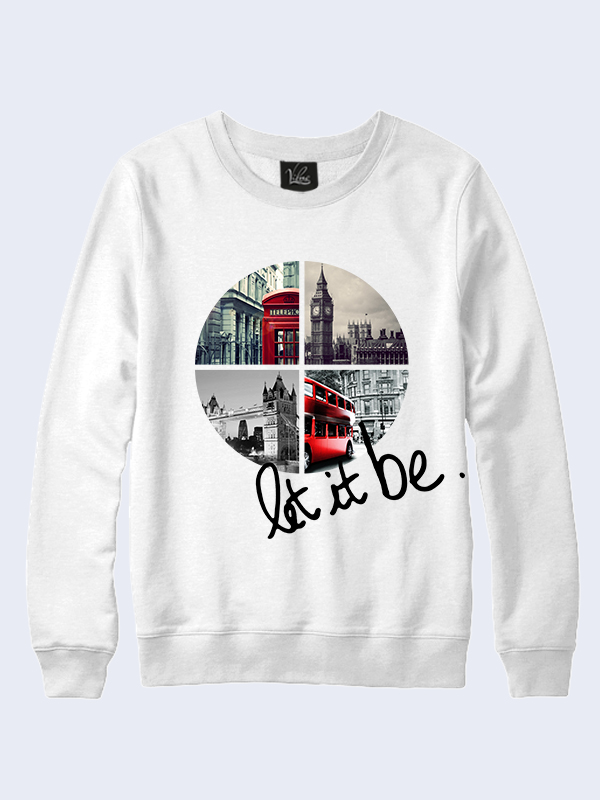 

Свитшот London Let it be - Vilno -  - 2808, Свитшот London Let it be - Vilno - XL - 2808