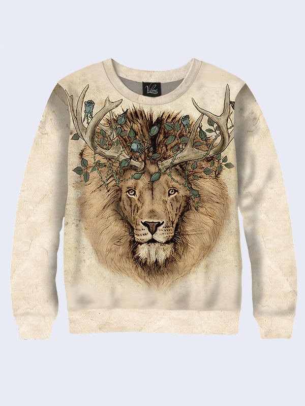 

Свитшот lion and roses - Vilno -  - 2983, Свитшот lion and roses - Vilno - L - 2983