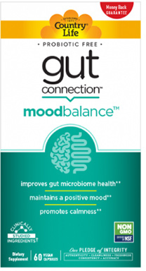 

Натуральная добавка Country Life Формула настроения Mood Balance Gut Connection 60 капсул (015794030171)