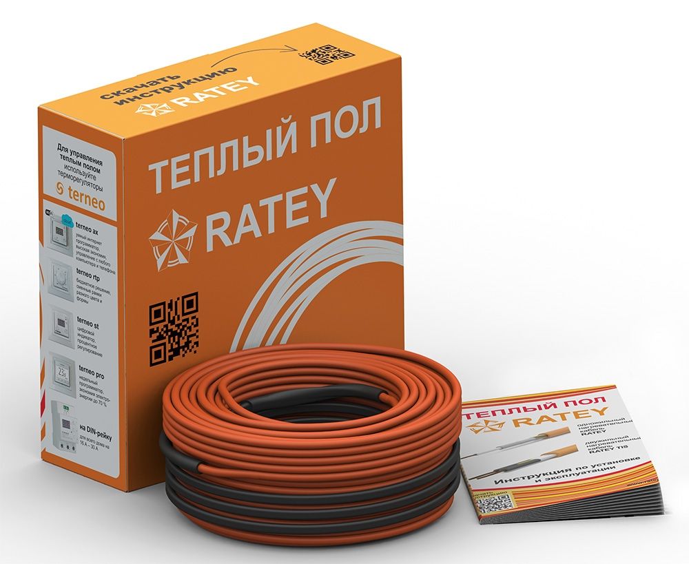

Ratey двужильный нагревательный кабель RD2 340 Вт. (19.1 м)