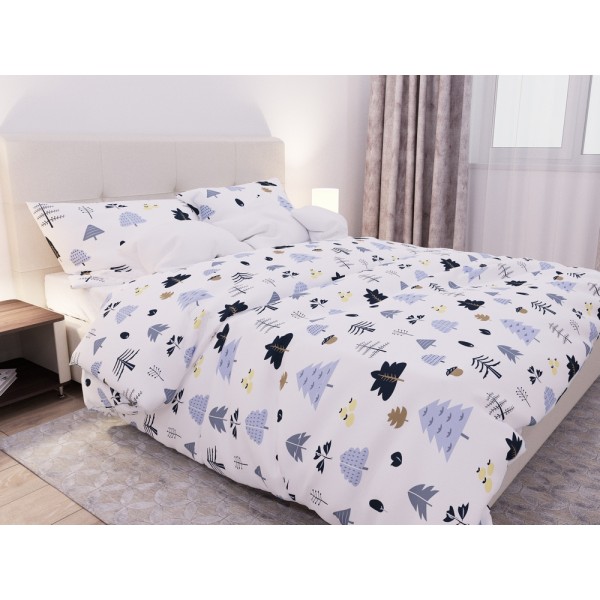

Комплект постельного белья SoundSleep Forestry ранфорс подростковый