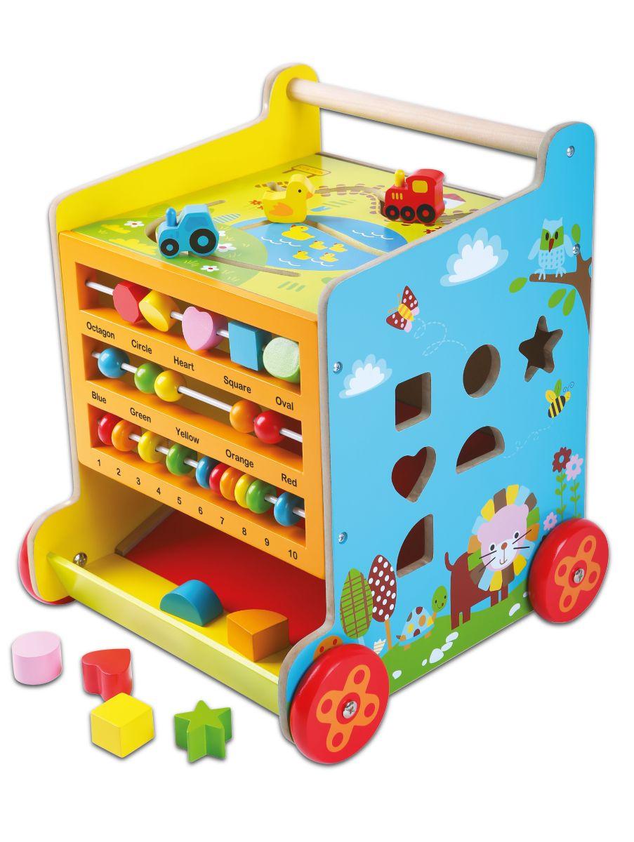 

Ходунки каталка для детей Развивающий кубик EcoToys (830865)