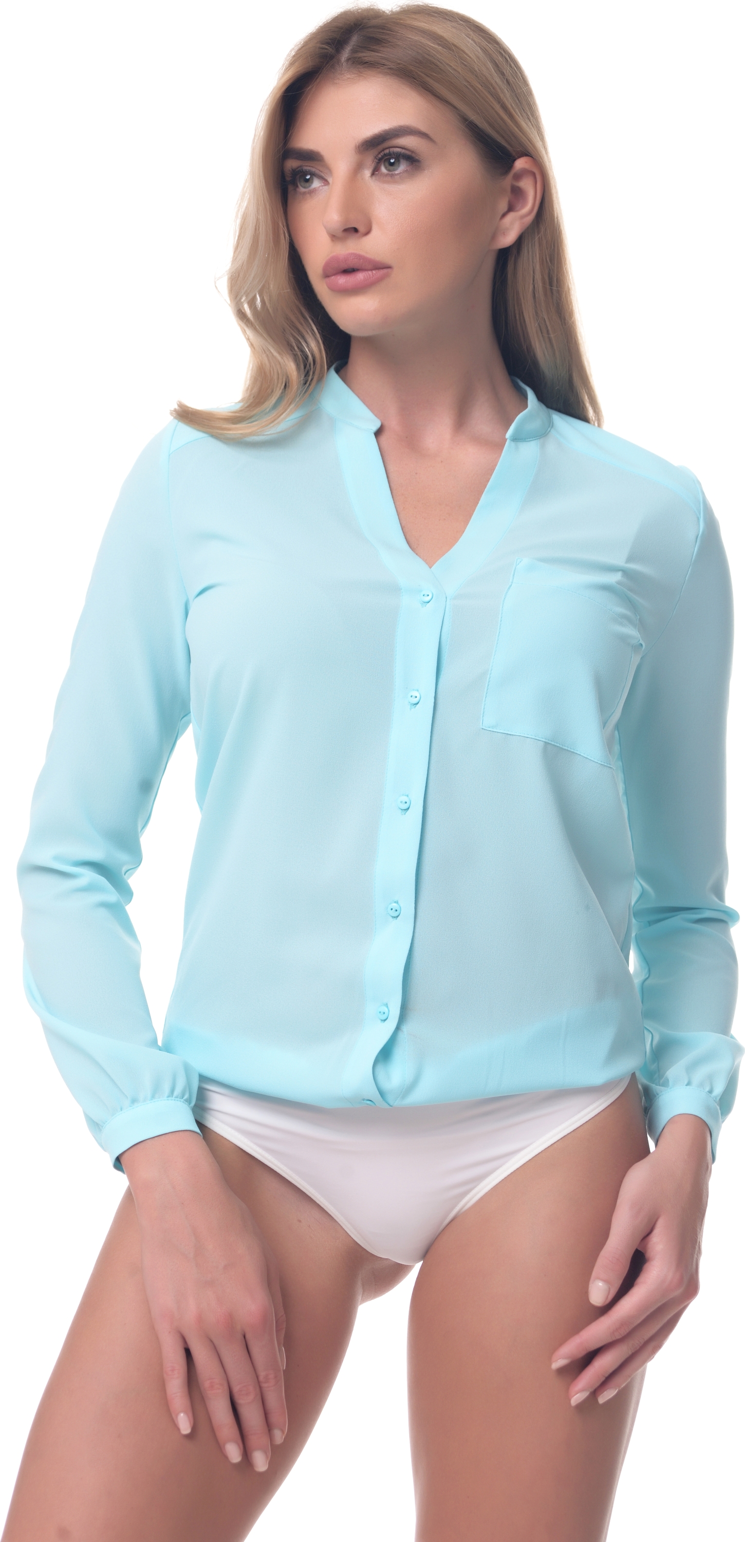 

Боди-блузка AREFEVA L5248  (50) Turquoise, Боди-блузка AREFEVA L5248 XL (50) Turquoise