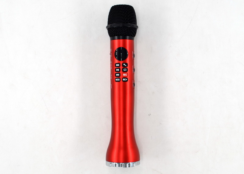 

Караоке микрофон MicMagic L-598 9 Вт беспроводной красный