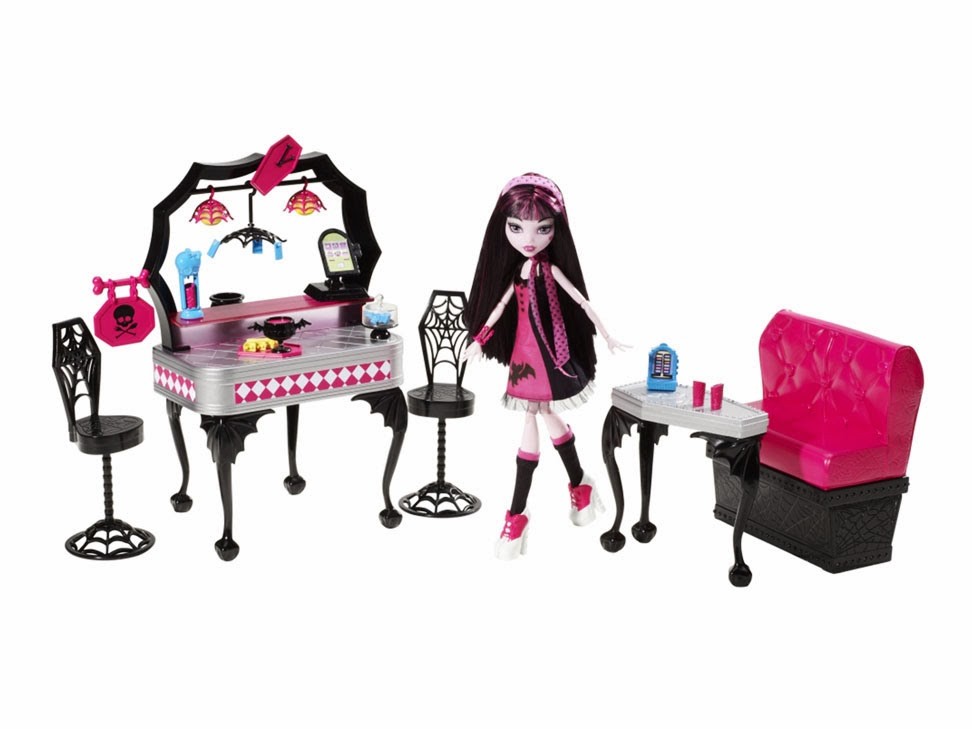 

Кукла Монстер Хай Набор Закусочная и кукла Дракулаура (Monster High Die-Ner and Draculaura Playset)