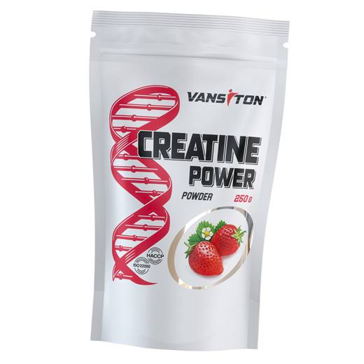 

Креатин Моногидрат, Creatine Power, Ванситон 250г Клубника (31173005)