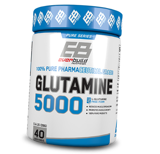

Глутамин, Glutamine 5000, EverBuild Nutrition 500г Без вкуса (32402001)