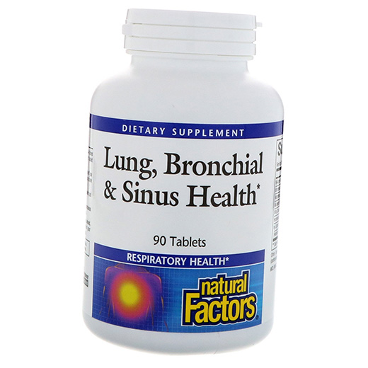 

Lung, Bronchial & Sinus Health Natural Factors 90таб (71406007)