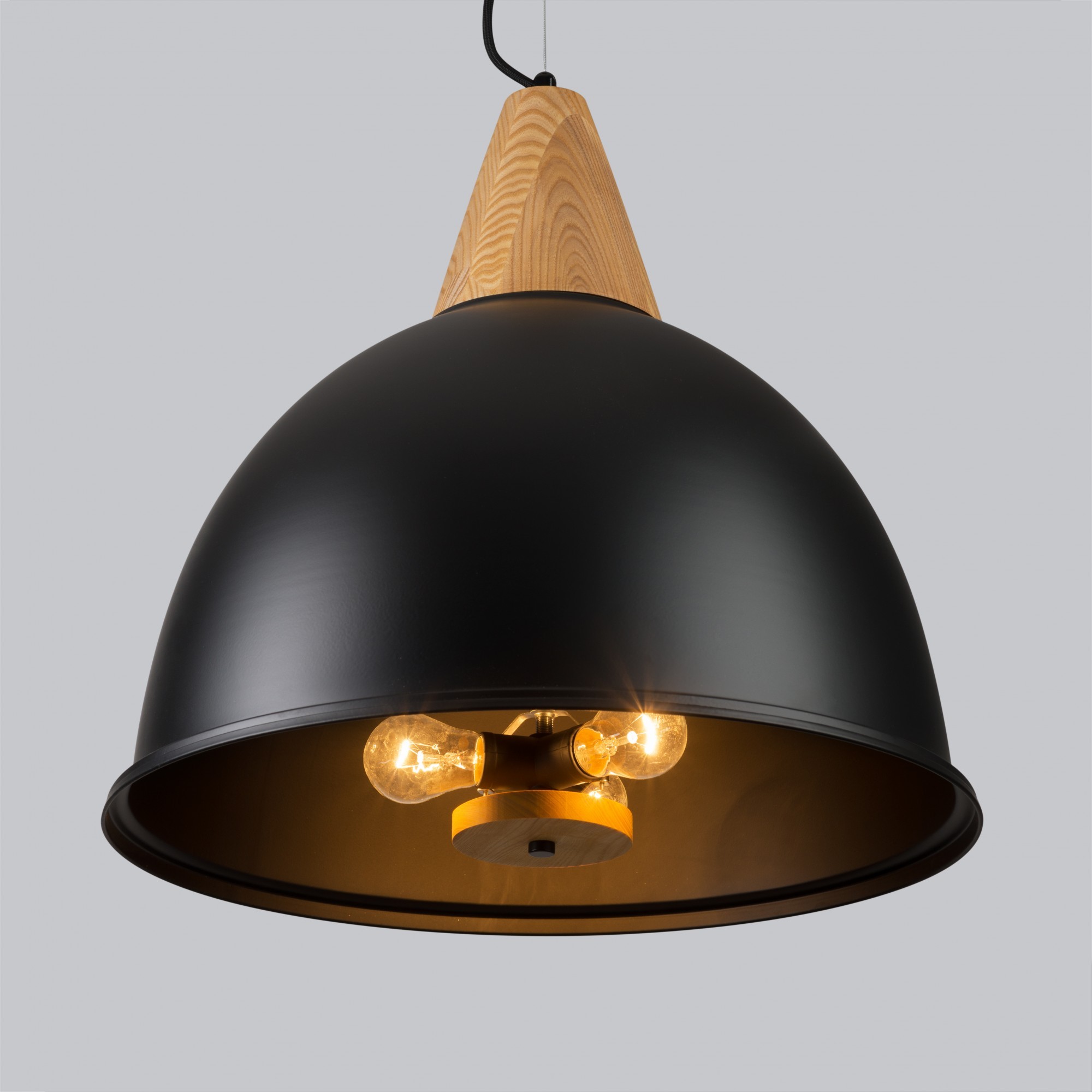 

Люстра Gaff Design Черная Подвесной светильник лофт (D485)