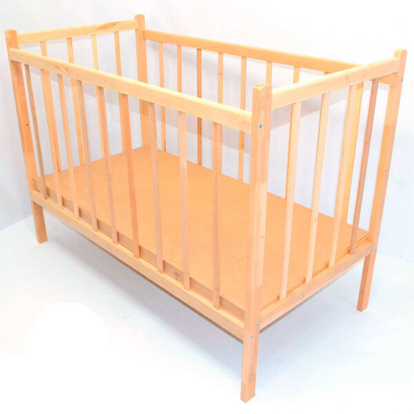 

Детская кроватка For Baby №1 деревянная Ольха