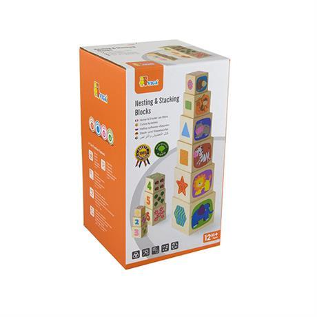 

Игрушка Пирамидка (Кубики) Viga Toys "Кубики" (50392)