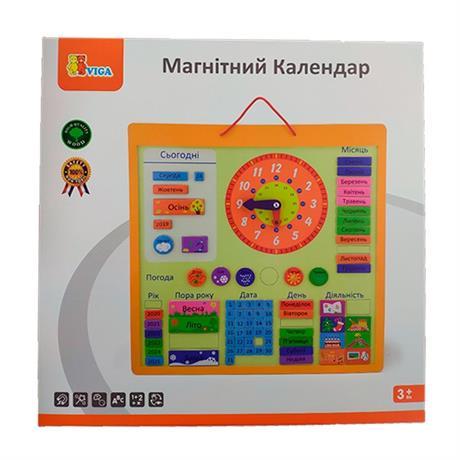 

Календарь магнитный Viga Toys (50377U) на украинском языке