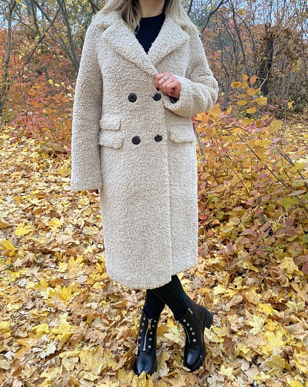 

Пальто Queens Wardrobe 10222 44(р) бежевое