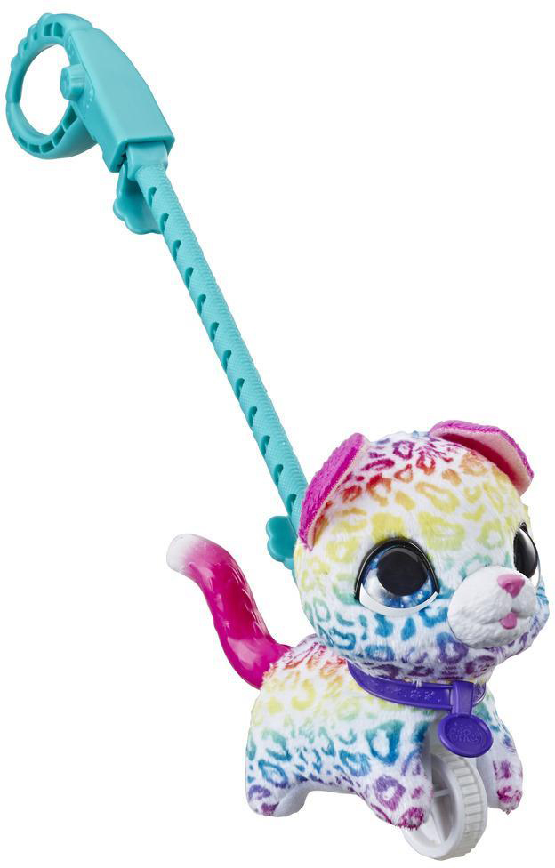 

Игрушка Hasbro Furreal Friends Маленький питомец на поводке Котенок разноцветный (E3503_E4776) (5010993601578)